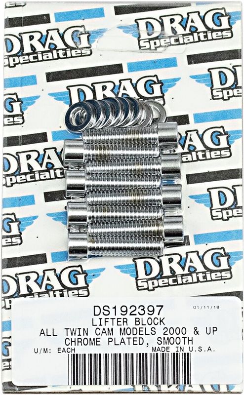 Skruv Drag Specialties krom slät H-D 99-13