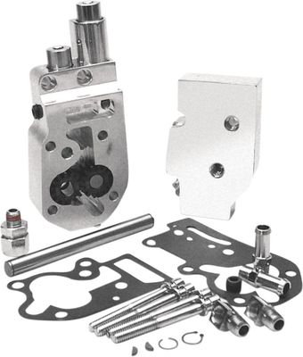 Oljepump Jims Flow Pro 1 billet polerad Big Twin 73-91 1754