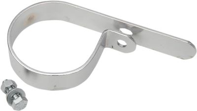 Ljuddämpare Paughco P-clamp 3" krom lång universal