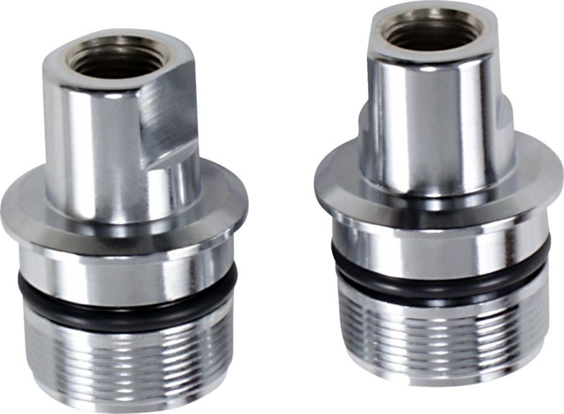 Gaffelrör Drag Specialties Caps krom H-D 77-13