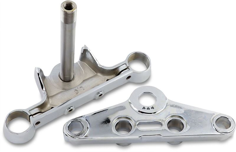 Gaffelkrona Drag Specialties slät krom H-D 49-17