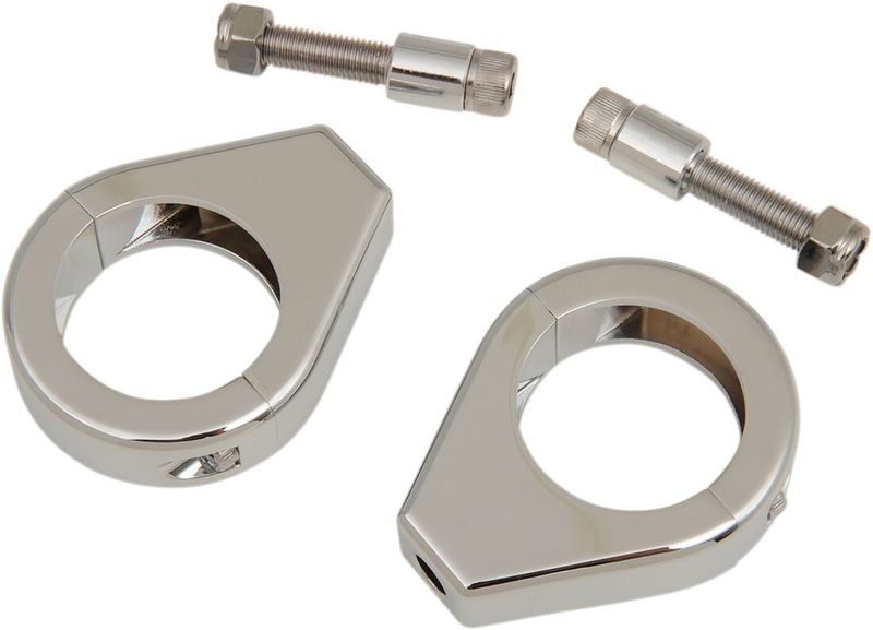 Klamrar framgaffel Drag Specialties Turn Dyna 99-01 krom