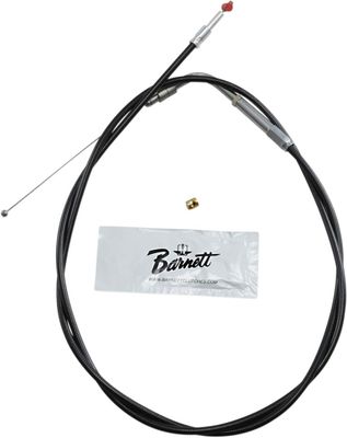 Returvajer gashandtag Barnett svart vinyl överstorlek Touring 02-07