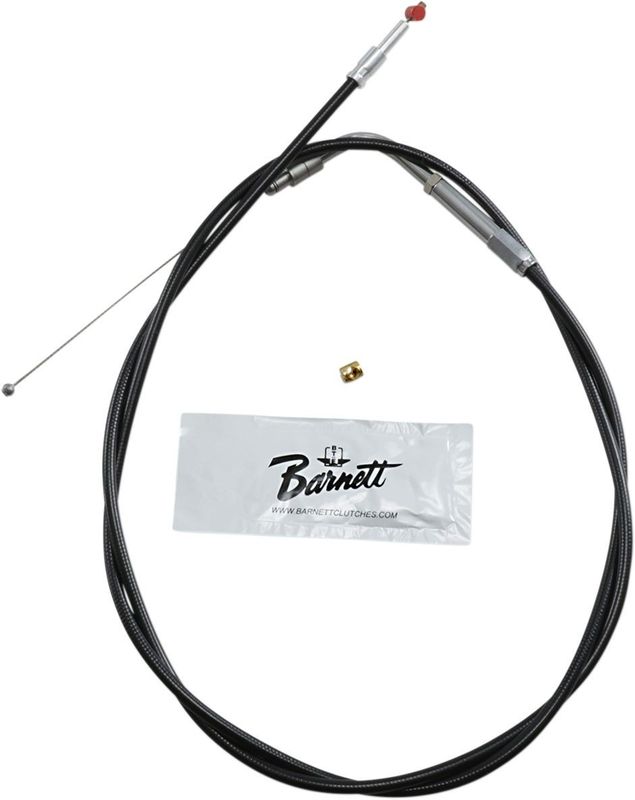 Returvajer gashandtag Barnett svart vinyl överstorlek Touring 02-07