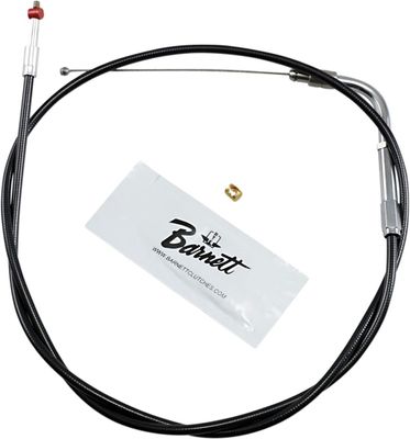 Returvajer gashandtag Barnett THRO.CABLE+6 svart vinyl överstorlek Softail 00-15