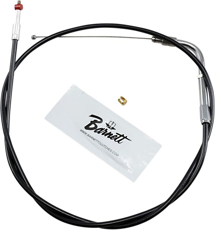 Returvajer gashandtag Barnett THRO.CABLE+6 svart vinyl överstorlek Softail 00-15