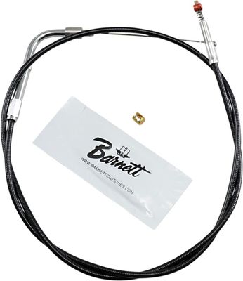 Returvajer gashandtag Barnett Idle CABLE+6 svart vinyl överstorlek Softail 00-15