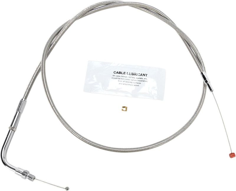 Gasvajer Barnett 6" flätad Big Twin 90-95