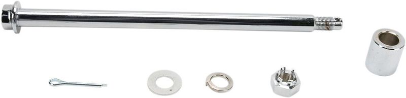 Hjulaxelsats bak Drag Specialties krom Softail 86-99