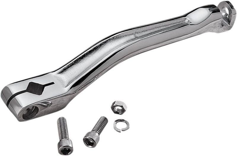 Kickarm stroker Drag Specialties 10,25" smidd krom Harley-Davidson före 77