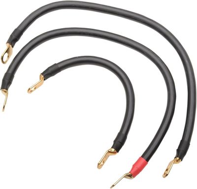 Batterikabelsats Terry Components svart FL 65-79