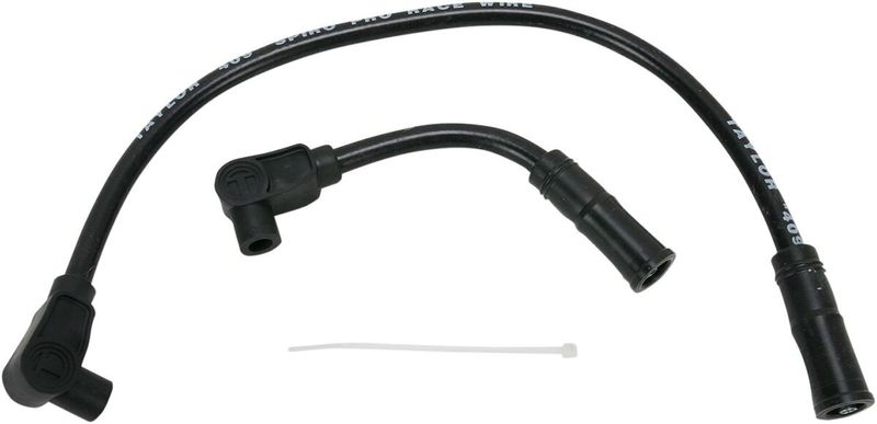 Kabelsats tändstift Sumax 409 Custom-Fit svart Softail 00-17, Dyna 99-17