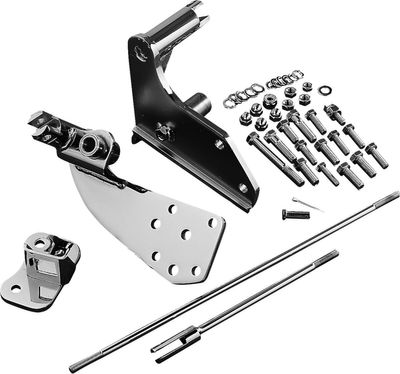 Flyttsats fotreglage fram 3" Drag Specialties Softail 87-99