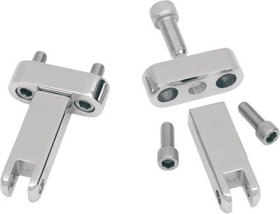 Fästsats fotpinne passagerare Drag Specialties krom Touring 93-22
