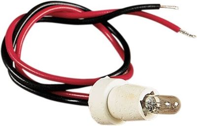 Lampa Drag Specialties sockel och glödlampa gummi minimätare