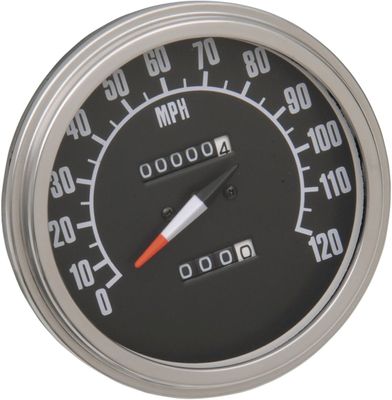 Hastighetsmätare Drag Specialties FL-Style 2240 60 68-84 5" 12MM Softail 85-90, FX 85-86