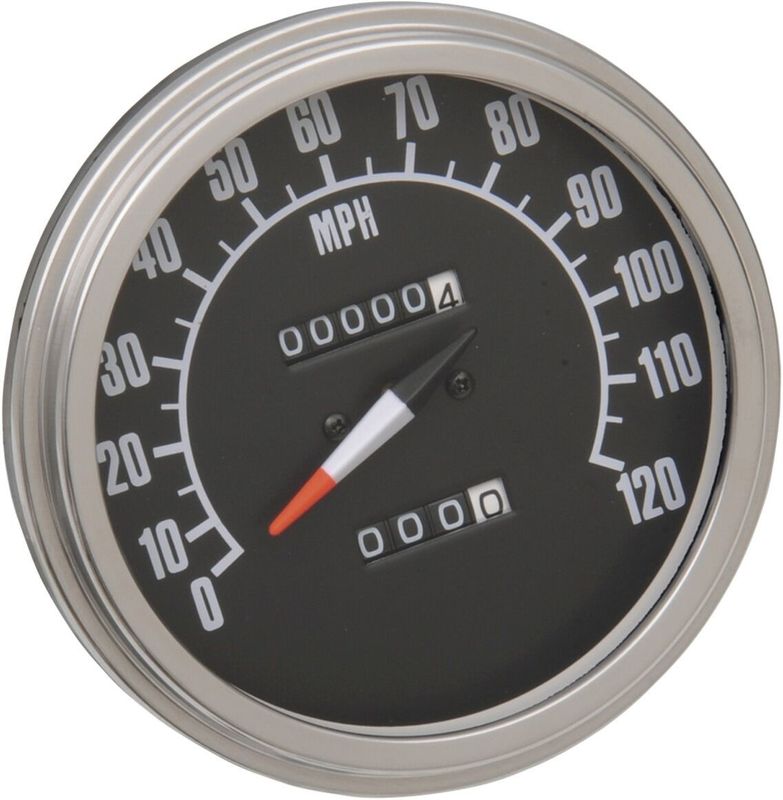 Hastighetsmätare Drag Specialties FL-Style 2240 60 68-84 5" 12MM Softail 85-90, FX 85-86