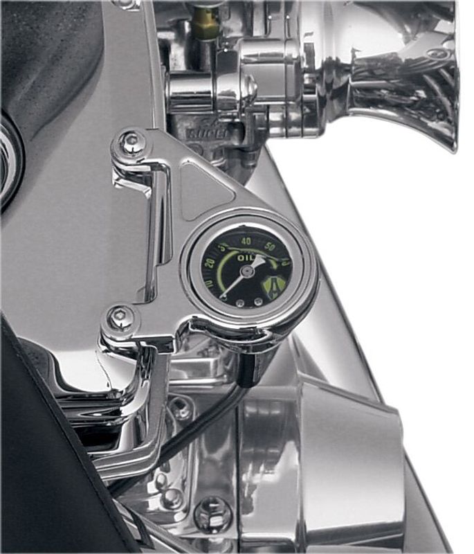 Oljetrycksmätare Arlen Ness slät Twin Cam 99-17 15-658