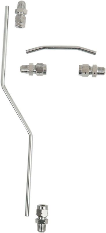 Oljeslang Drag Specialties Rocker krom H-D 66-84