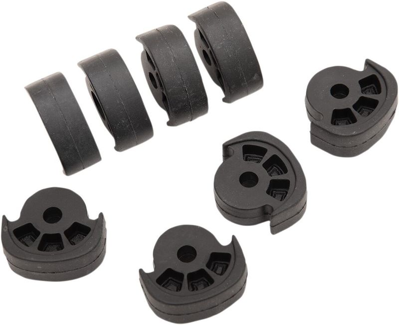 Fotpinnsgummi Soft-Ride Drag Specialties stort 361056-HC6
