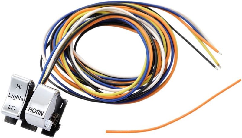Styrströmbrytare Drag Specialties Dimmer/horn krom H-D 82-95