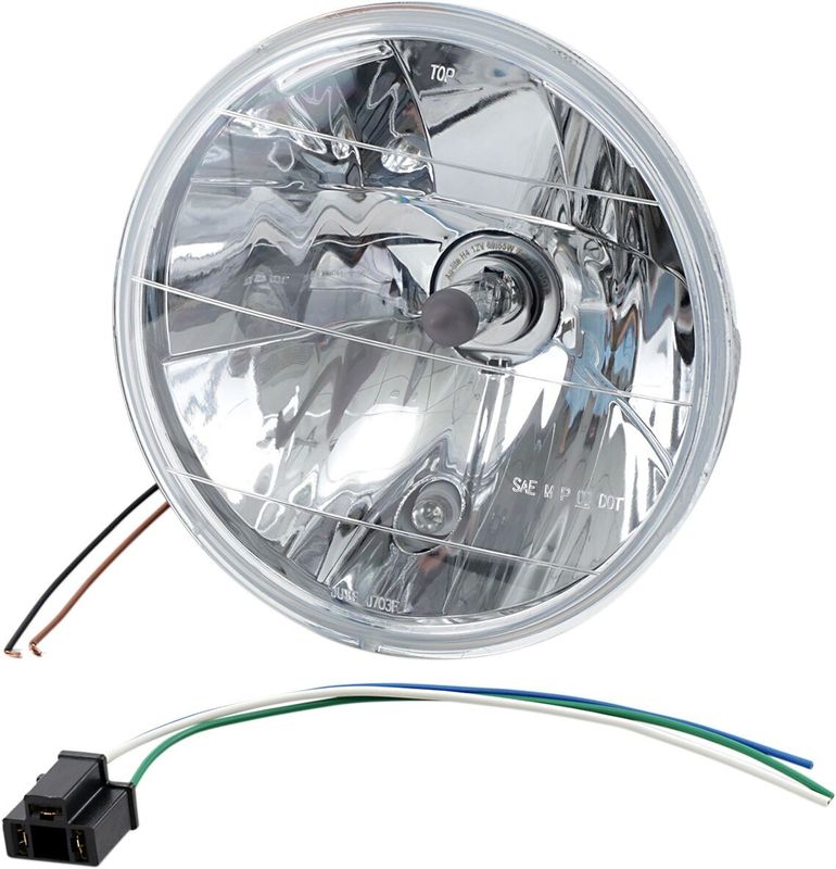 Strålkastare Drag Specialties Running Light 7" krom