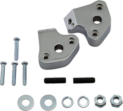 Fästen bak Drag Specialties Shortie Turn krom matt Touring 83-08, Softail 87-13