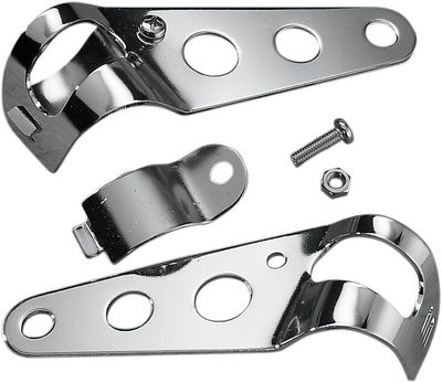 Fästen strålkastare Drag Specialties Side-Mount Hdlite krom