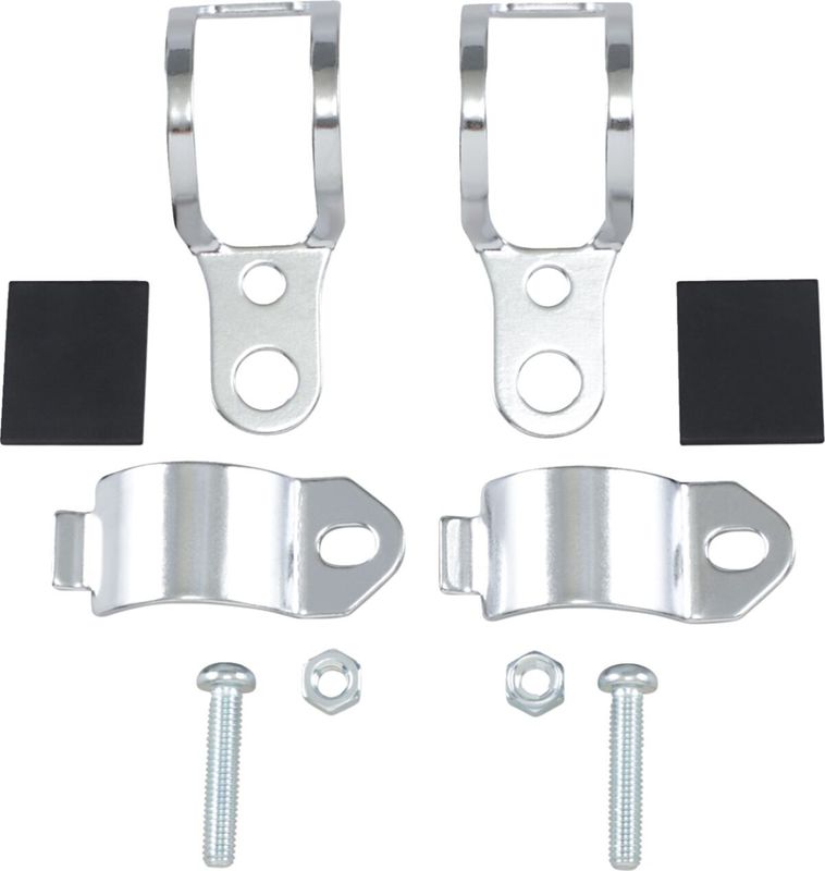 Fästen positionsljus Drag Specialties Fork-Mount krom