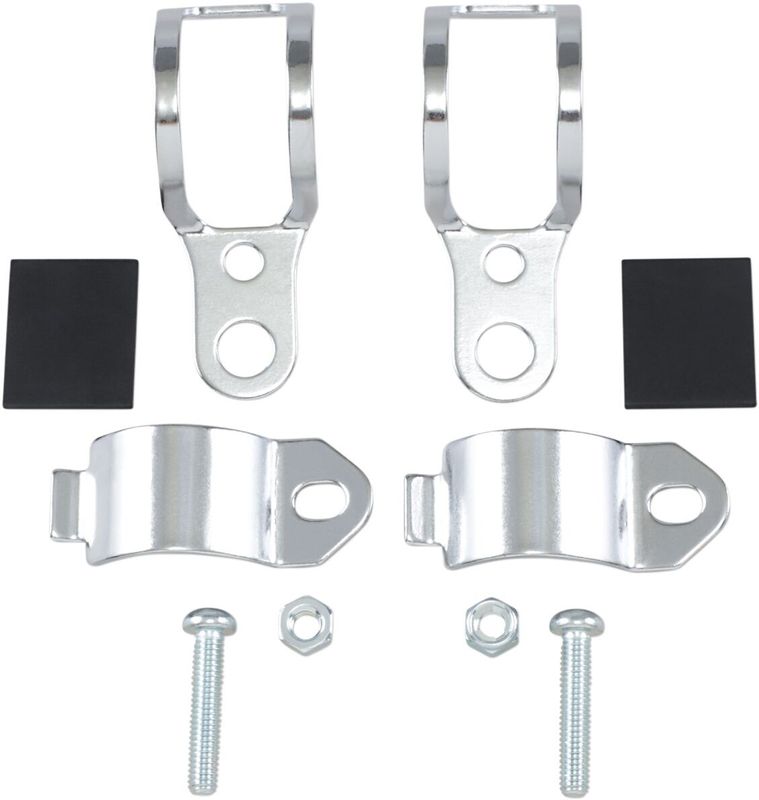 Fästen positionsljus Drag Specialties Fork-Mount krom