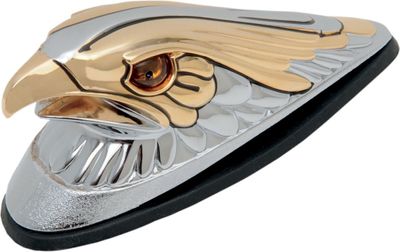 Prydnad framskärm Drag Specialties örn guld bärnstensfärgade ögon