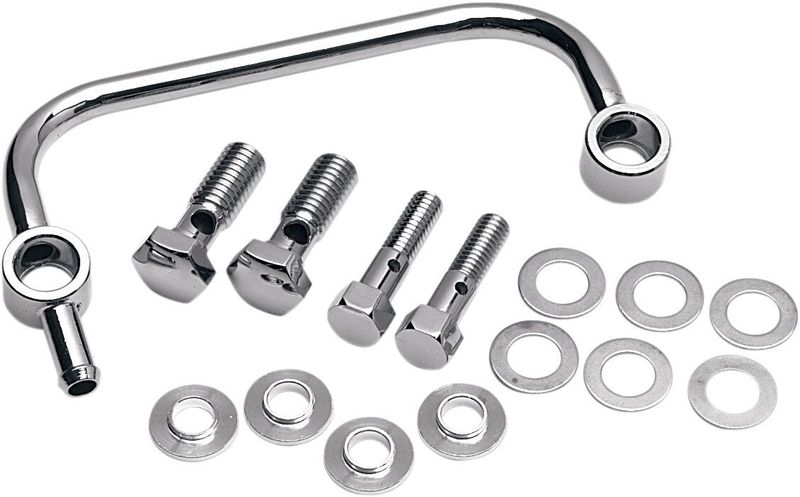 Vevhusventilationssats Drag Specialties krom H-D 93-15