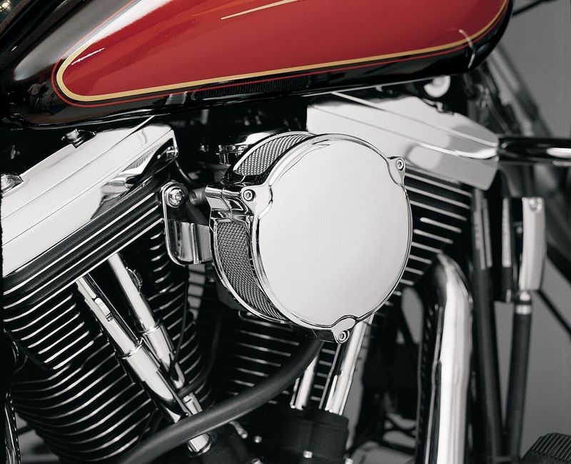 Luftfiltersats Drag Specialties 121165 Dragtron II 6" krom Touring 02-04
