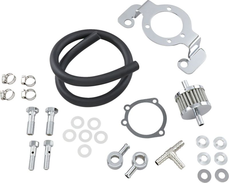Vevhusventilation Drag Specialties kolfiber H-D 93-15