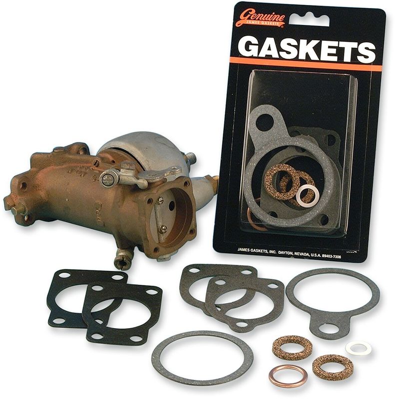 Renoveringssats förgasare James Gasket Linkert kolfiber H-D 36-65