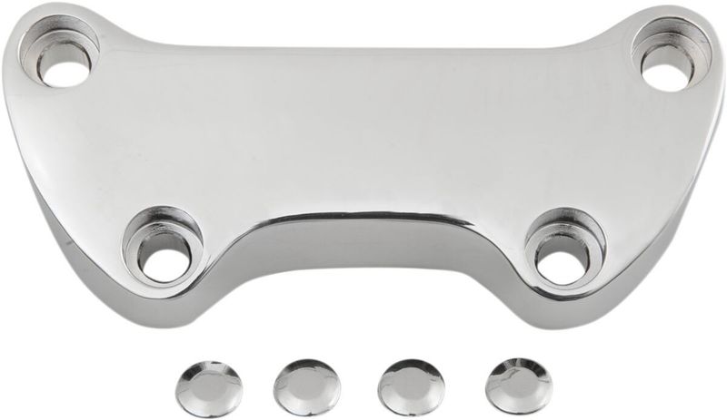 Styrklammer Drag Specialties Hbar slät krom H-D 72-15