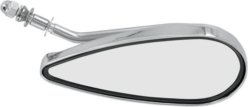 Spegel Drag Specialties Teardrop krom vänster