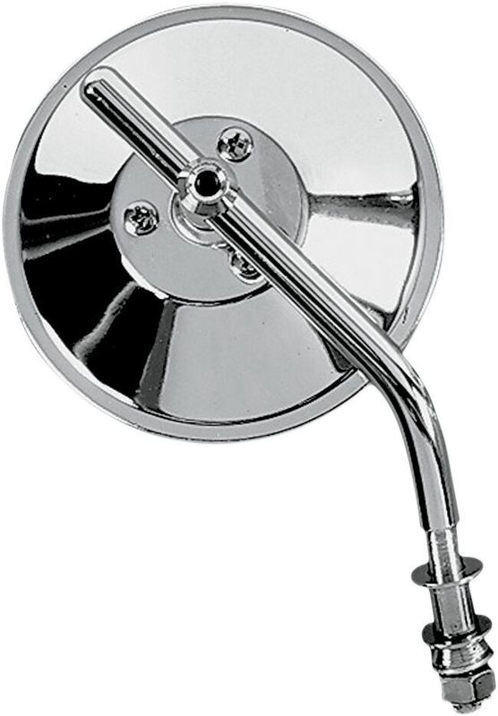 Spegel Drag Specialties 4 rund krom justerbar