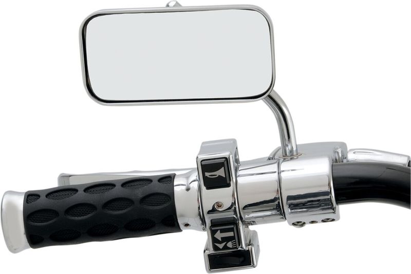 Spegel Drag Specialties Rectangular krom