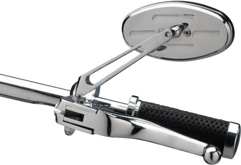 Spegel Drag Specialties I Softail 22-23, Touring 22 krom