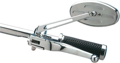 Spegel Drag Specialties II Softail 22-23, Touring 22 krom