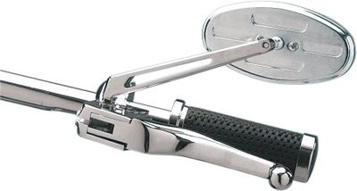 Spegel Drag Specialties II Softail 22-23, Touring 22 blå/krom