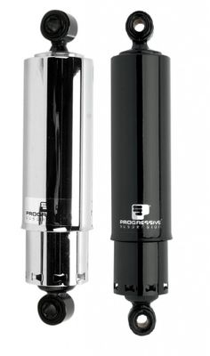 Stötdämpare Progressive Suspension PS 412 12" krom Dyna 91-17 412-4042C