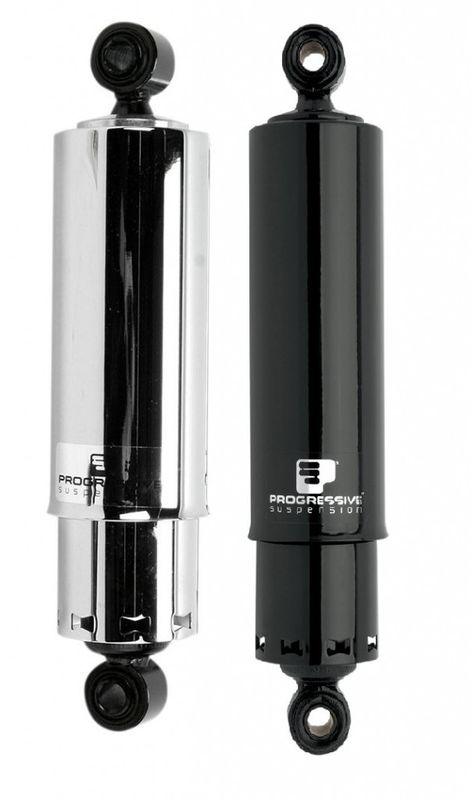 Stötdämpare Progressive Suspension PS 412 12" krom Dyna 91-17 412-4042C