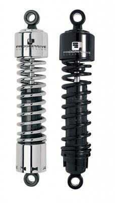 Stötdämpare Progressive Suspension 412 4000 12.5 krom Sportster 78-03, FXR 82-94