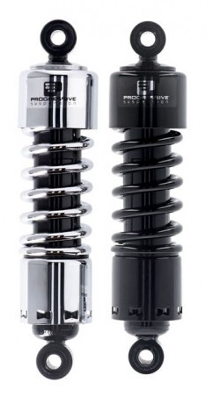 Stötdämpare Progressive Suspension PS 412 13.5 kraftig svart Dyna 91-17