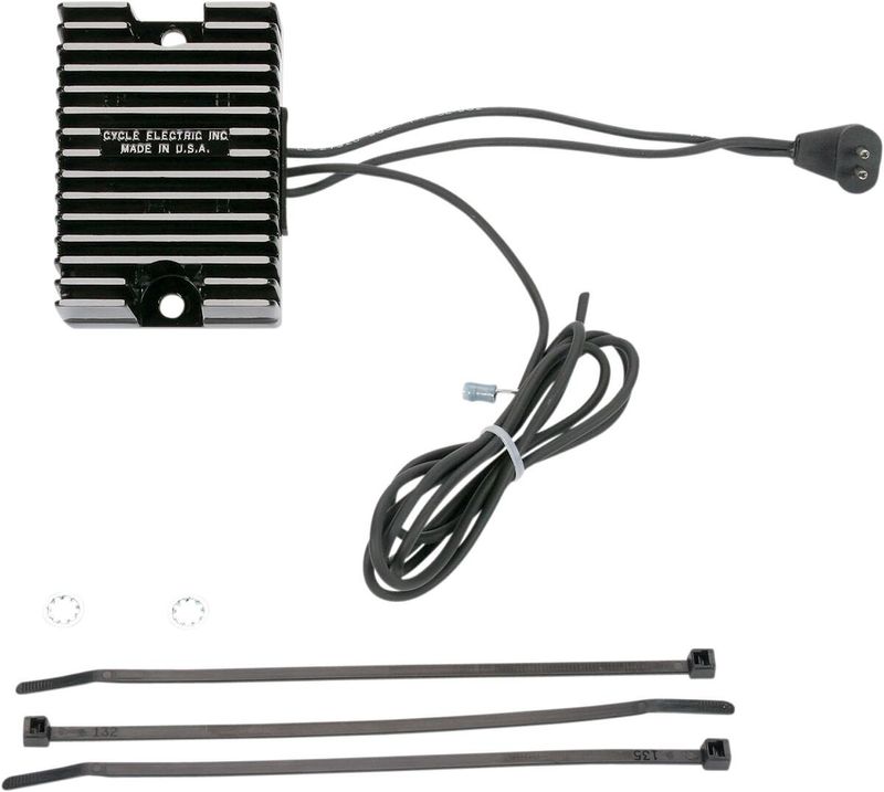 Likriktare spänningsregulator Cycle Electric svart Big Twin 81-88