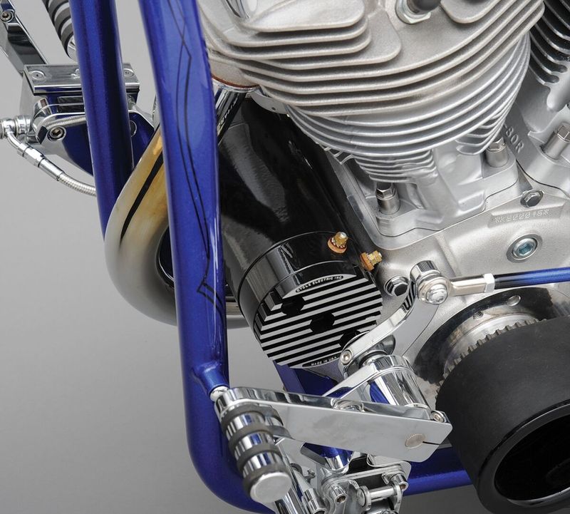 Spänningsregulator Cycle Electric 12 V LO svart Big Twin 65-69