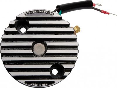 Spänningsregulator Cycle Electric 12V svart MODEL 65A 12-VOLT GENERATORS.