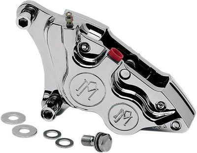 Bromsok fram Performance Machine PM 4 137x 4b 11.5 höger Right front Big Twin, XL krom